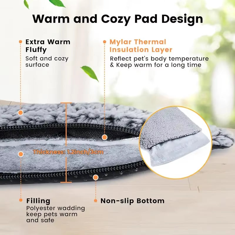 Self-Heating Pet Pad Blanket