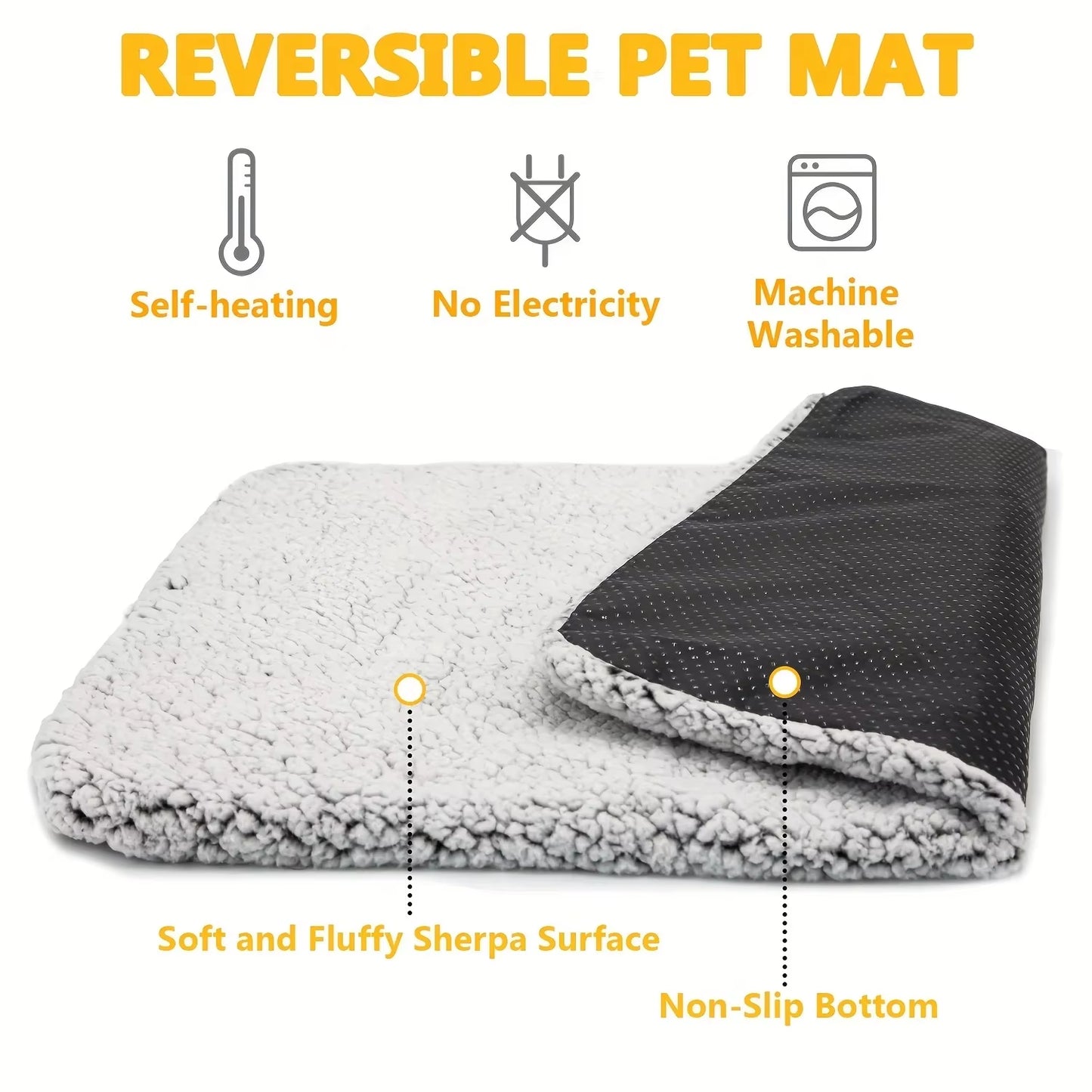 Self-Heating Pet Pad Blanket